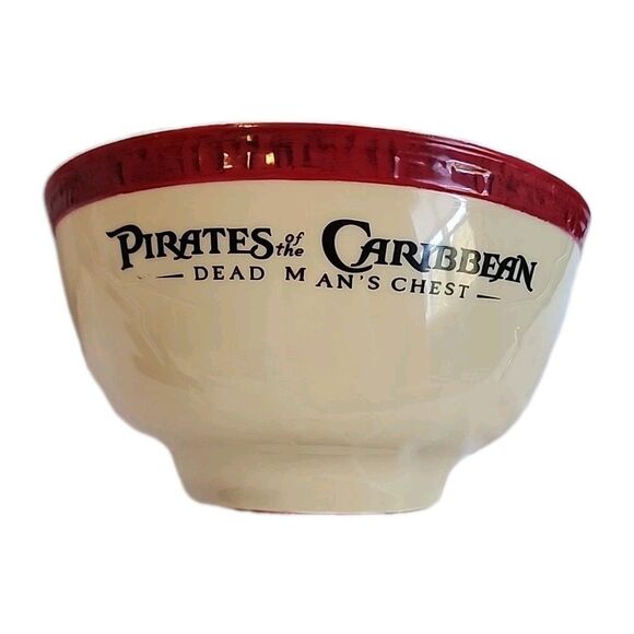 Disney Pirates Of The Caribbean Dead Man’s Chest Kelloggs 2006 Promo Bowl Skull - Picture 2 of 4